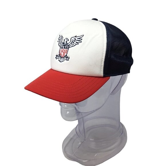 Yeti 2018 4th of July Special Edition USA Eagle Men's Hat Cap Trucker Mesh - Picture 1 of 10